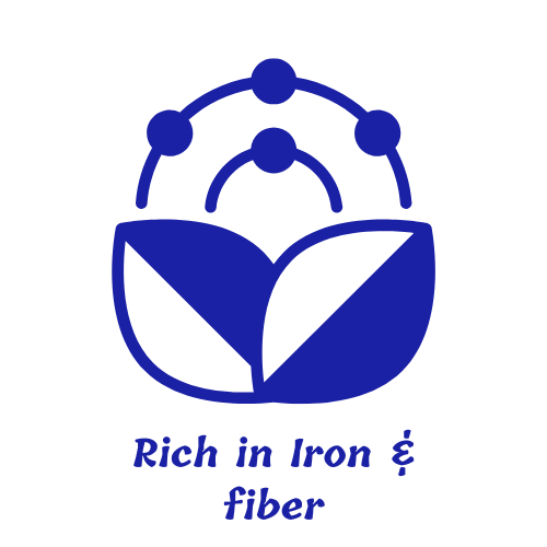 Rich in Iron & fiber